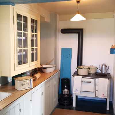 Alte Küche. Das Leben früher